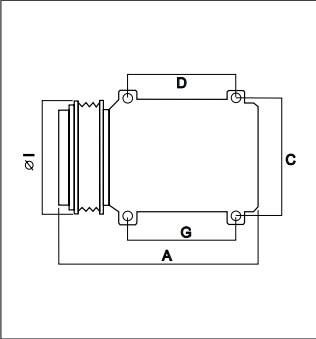 Компресор кондиціонера Denso DCP99809